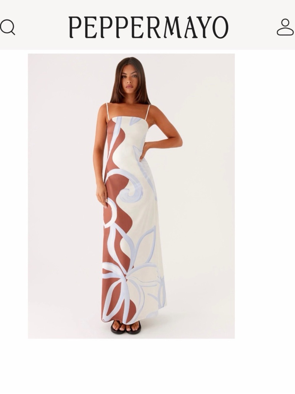 Peppermayo Aster Bloom Maxi Dress - Bloom Wave Print